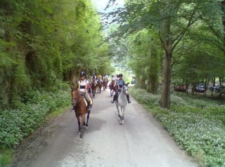 I ragazzi della scuola a passeggio